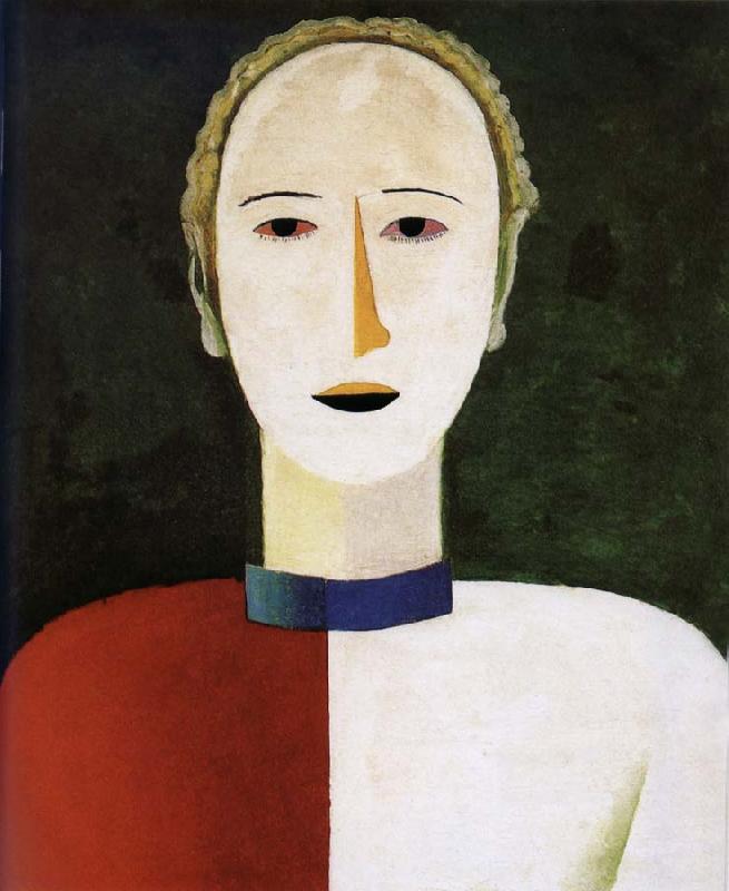 Kasimir Malevich Head of female oil painting image